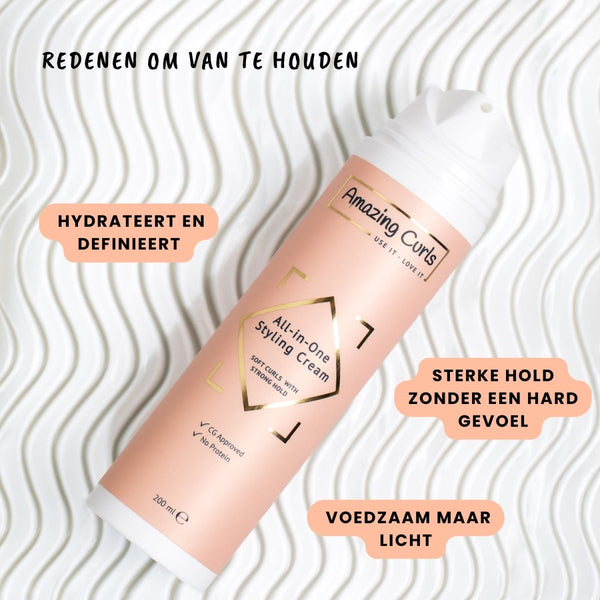 Amazing Curls - All - in - One Styling Cream - CG Curls - #krullenproducten#