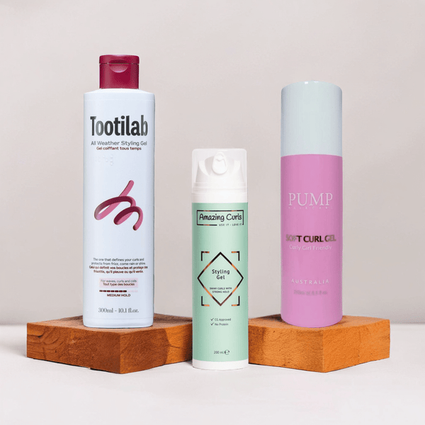Vergelijking Gel van Amazing Curls, Pump en Tootilab - CG Curls