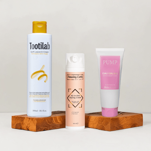 Vergelijking Stylingcream / Leave-in Amazing Curls, Pump en Tootilab - CG Curls