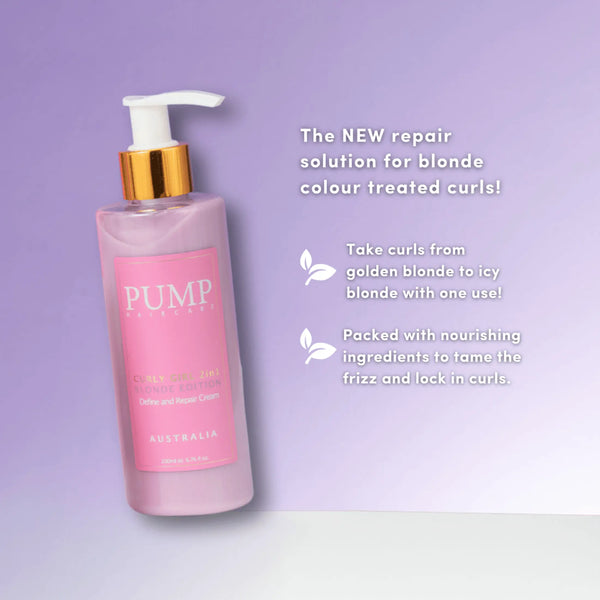 Pump - Blonde & Style Bundel - CG Curls - #krullenproducten#