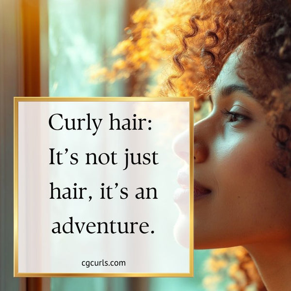 Curly Hair Quotes op Magnetisch Plaatje - CG Curls - Amazing Curls - #krullenproducten#