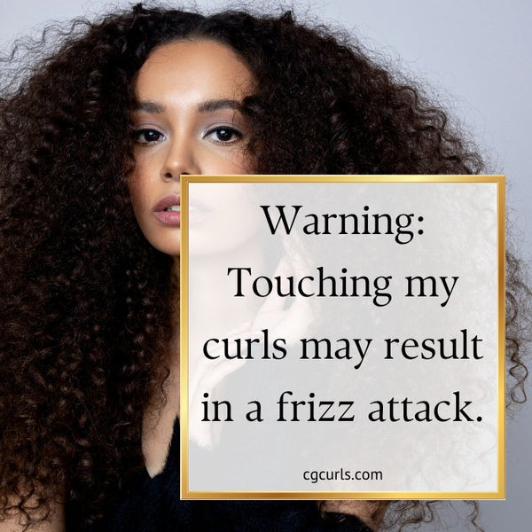 Curly Hair Quotes op Magnetisch Plaatje - CG Curls - Amazing Curls - #krullenproducten#