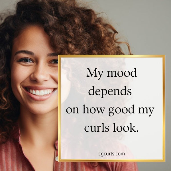 Curly Hair Quotes op Magnetisch Plaatje - CG Curls - Amazing Curls - #krullenproducten#